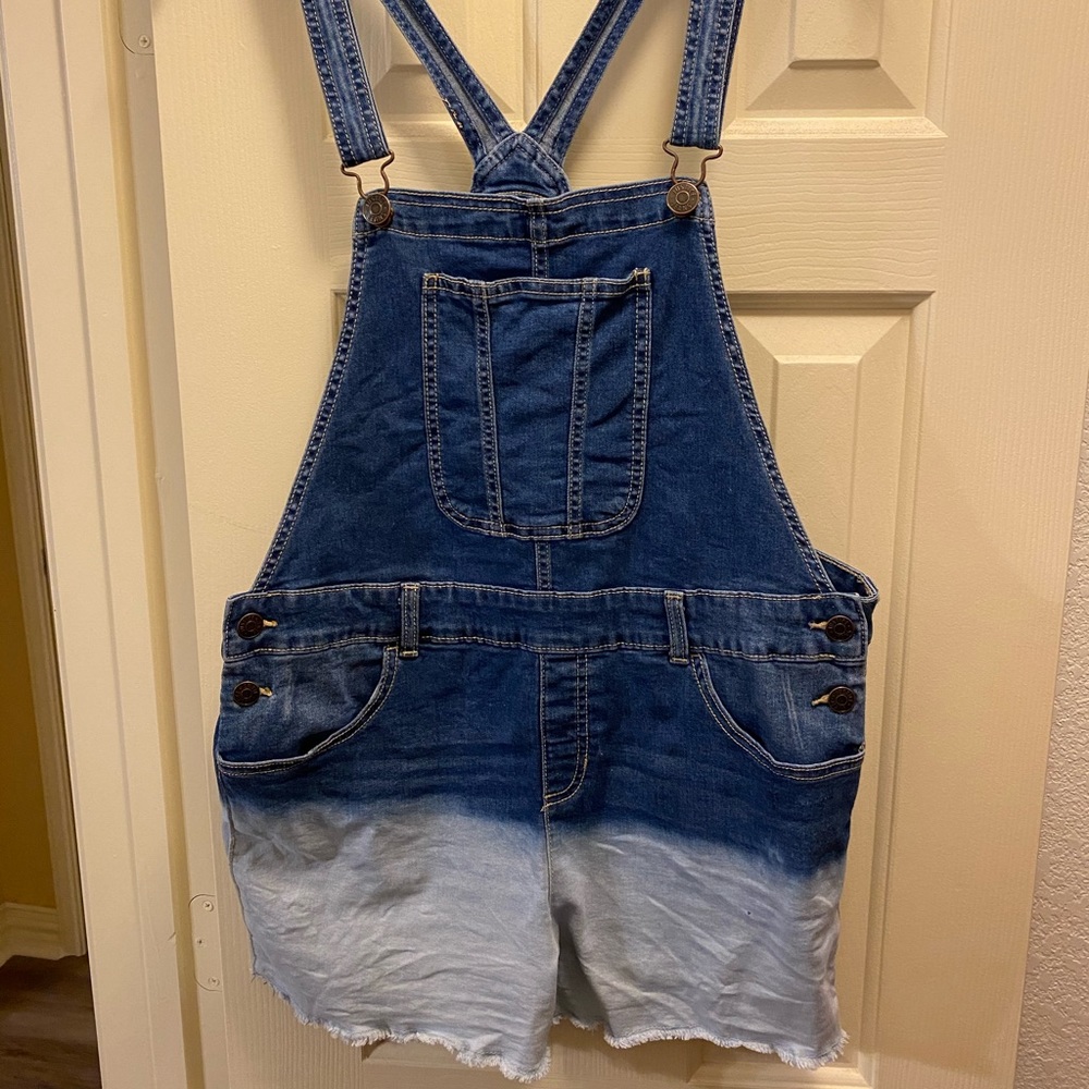 Justice girls size 24 plus overall shorts